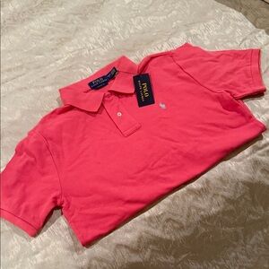 Polo by Ralph Lauren Kids Coral Polo Shirt Size 14-16 NEW